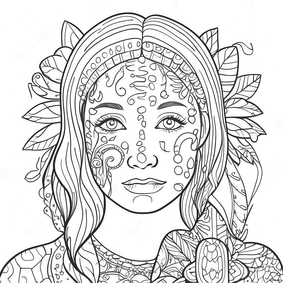 Mental Illness Depression Awareness Coloring Page 24675 22630