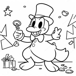 Scrooge Mcduck Skattjakt Malarbild 10027-8247