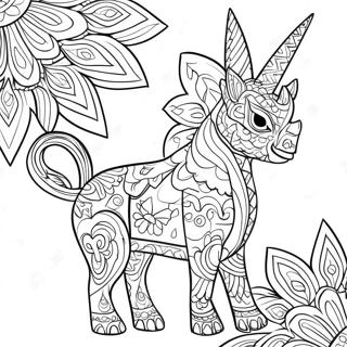 Alebrije Malarbild 10427-8554