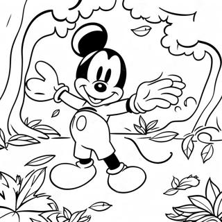 Mickey Mouse I Hostlov Farglaggningssida 10468-8589