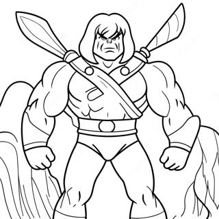 He Man Malarbild 10717-8787