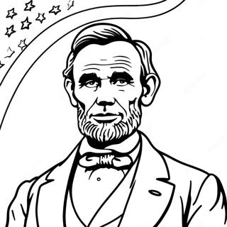 Abraham Lincoln Malarbild 10757-8817