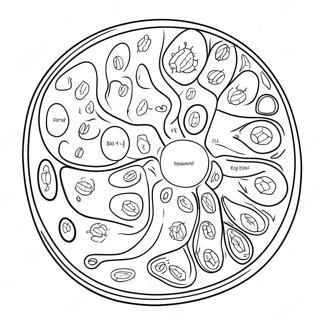 Vaxtcell Diagram Malarbild 10817-8867