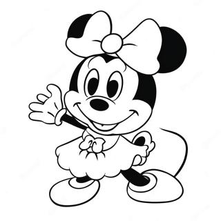 Minnie Mouse Malarbild 111-90