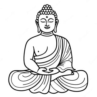 Fridfull Buddha Meditation Farglaggningssida 11238-9213