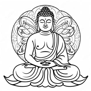 Fridfull Buddha Meditation Farglaggningssida 11238-9215