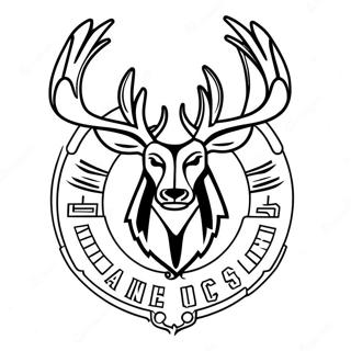 Milwaukee Bucks Logotyp Farglaggningssida 11247-9218