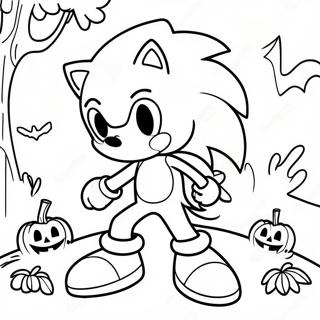 Sonic Halloween Malarbild 11407-9347