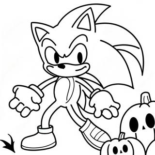 Sonic Halloween Malarbild 11407-9348