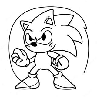 Sonic Som En Spooky Spoke Malarbild 11408-9350