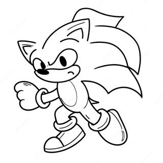 Sonic Som En Spooky Spoke Malarbild 11408-9352