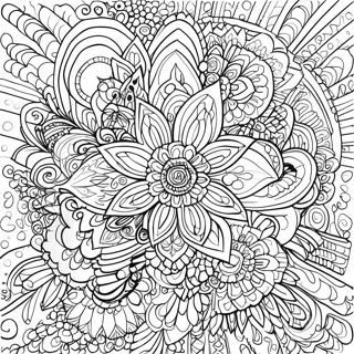 Vibrant Gelpen Mandala Malarbild 11458-9390