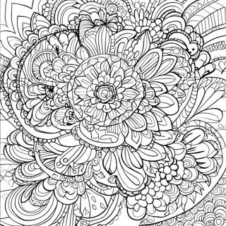 Vibrant Gelpen Mandala Malarbild 11458-9392