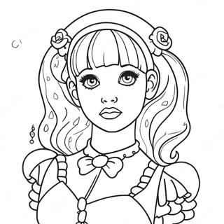 Melanie Martinez Farglaggningssida 11527-9441