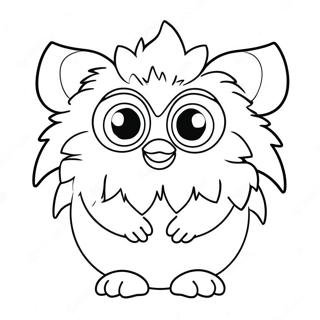 Sot Furby Med Stora Ogon Malarbok 11638-9533