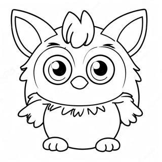 Sot Furby Med Stora Ogon Malarbok 11638-9534