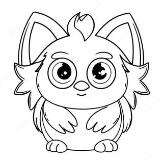 Sot Furby Med Stora Ogon Malarbok 11638-9535