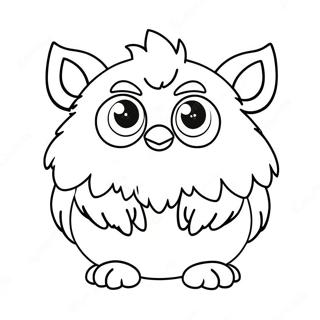 Sot Furby Med Stora Ogon Malarbok 11638-9536