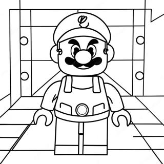 Lego Mario Målarbilder