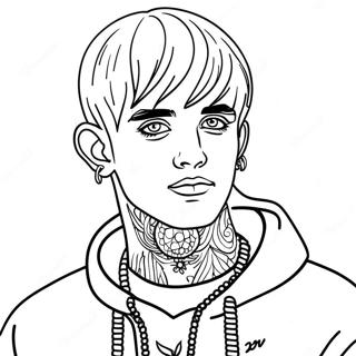 Lil Peep Målarbilder