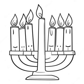 Bedarande Menorah Farglaggningssida 11988-9814