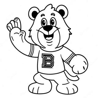 Glad Bruins Maskot Farglaggningssida 12008-9830