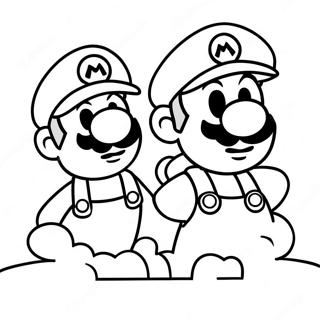 Mario Och Luigi Aventyr Farglaggningssida 12098-9902