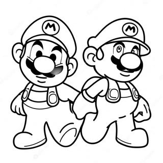 Mario Och Luigi Aventyr Farglaggningssida 12098-9903