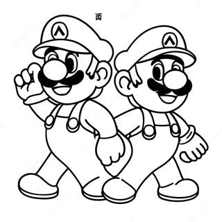 Mario Och Luigi Aventyr Farglaggningssida 12098-9904