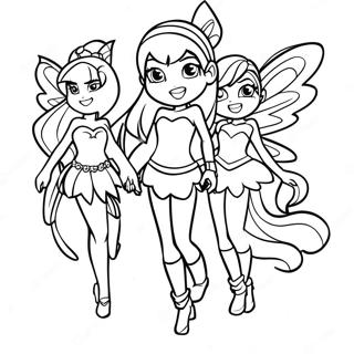 Winx Club Farglaggningssida 12167-9954