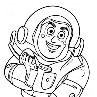 Buzz Lightyear Målarbilder