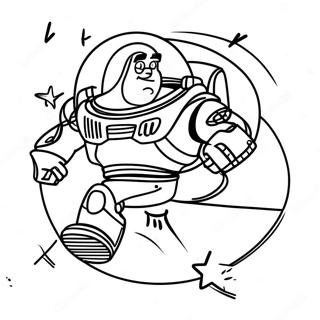 Buzz Lightyear I Rymden Malarbild 1222-979