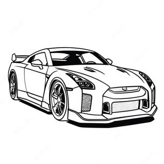 Gtr Sportbil Malarbild 12287-10051