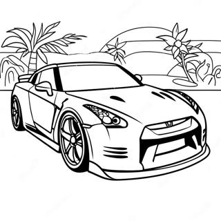 Gtr Sportbil Malarbild 12287-10052