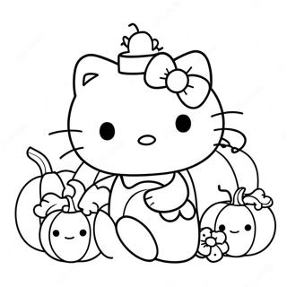 Hello Kitty Med Pumpa Malarbild 12448-10357