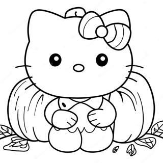 Hello Kitty Med Pumpa Malarbild 12448-10360