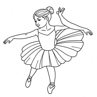 Realistisk Ballerina Malarbild 12567-10458