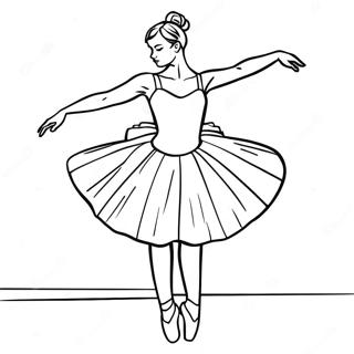 Realistisk Ballerina Malarbild 12567-10459