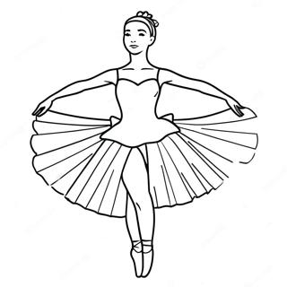 Realistisk Ballerina Malarbild 12567-10460