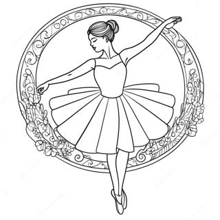 Elegant Ballerina I Gracios Pose Malarbild 12568-10462