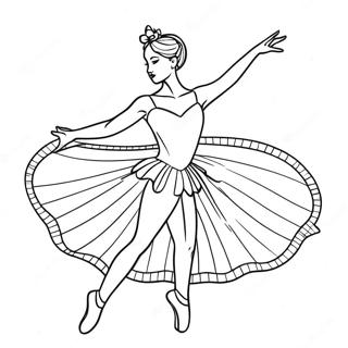 Elegant Ballerina I Gracios Pose Malarbild 12568-10464