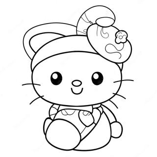 Hello Kitty I Tomteluva Malarbild 12628-10510