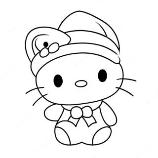 Hello Kitty I Tomteluva Malarbild 12628-10511