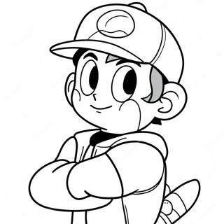 Ash Ketchum Pokemon Malarbild 12637-10514