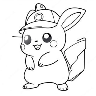 Ash Med Pikachu Malarbild 12638-10519