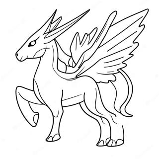 Legendarisk Arceus I Aktion Farglaggningssida 12748-10607