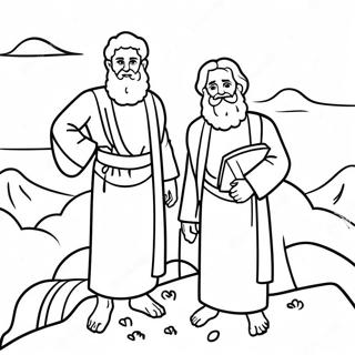 Abraham Och Isak Pa Berget Farglaggningssida 12828-61578