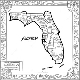 Farglaggningssida For Florida State Karta 12857-10686