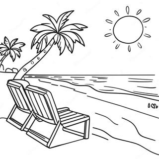 Farglaggningssida For Soligt Florida Strandscen 12858-10692