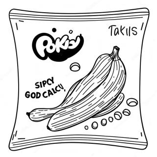 Kryddig Takis Snack Farglaggningssida 12938-10756